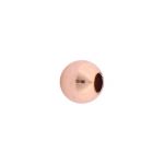 Rose Gold Filled 2.5mm Smooth Round Seamless Bead w/.045"/1.1mm Hole