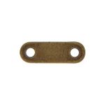 Antique Brass Plated 2 Strand Spacer Bar - 2.5x7.5mm