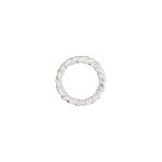 Sterling Silver Twisted Round Link 13mm Flat