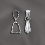 Base Metal Plated Double Bail w/ Pegs (Silver Plated)