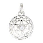 Sterling Silver Heart Anahata Chakra Charm (Compassion)