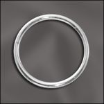 Sterling Silver 16 Ga .051"/16Mm Od Jump Ring Round - Closed