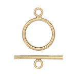Gold Filled - 11mm Round Toggle Clasp