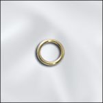 GOLD FILLED 22 GA .025"/5MM OD JUMP RING ROUND - OPEN