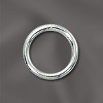 Sterling Silver Round Closed Jump Ring - .048"/10mm OD - 17 GA