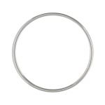 Sterling Silver 30mm Round Link - Closed .040"/1mm/18GA