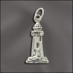 STERLING SILVER CHARM - LIGHT HOUSE