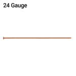 Genuine Copper Head Pin - .020"/.5mm/24GA - 2"