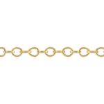 Gold Filled Fine Round Cable Chain - 1.2x1.5mm OD