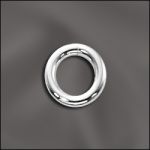 STERLING SILVER 14 GA .063"/8MM OD JUMP RING ROUND   - OPEN
