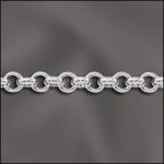 BASE METAL PLATED ROLO CHAIN (SILVER PLATED)