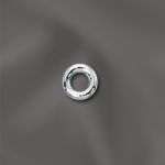 Sterling Silver Round Closed Jump Ring - .040"/4mm OD - 18 GA