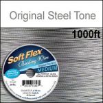 Steel Tone Soft Flex Wire - 49 STD - 1000' .019"/24G/.50mm