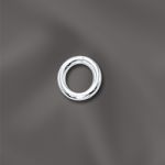 STERLING SILVER 19 GA .036"/4.5MM OD JUMP RING ROUND  - OPEN