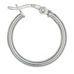 Sterling Silver Click Down Hoop - 2mm Tubing / 18mm OD