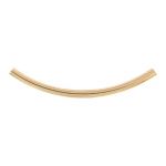 Gold Filled Curved Tube - 2x35mm with 1.7mm ID