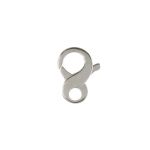 Sterling Silver 9mm Infinity Figure 8 Lobster Claw Clasp