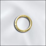 GOLD FILLED 19 GA .036"/7MM OD ROUND JUMP RING - CLOSED