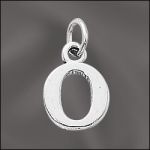 STERLING SILVER CHARM - SMALL O
