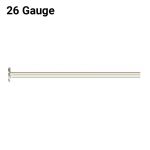 24K Gold Over Sterling Silver Ball End Headpins - 24 ga - 1.5 inch with 2mm  ball (50 pcs), Jewelry Making Chains Supplies Wholesaler