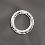 STERLING SILVER 14 GA .063"/10MM OD JUMP RING ROUND  - OPEN