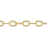 Gold Filled Fine Flat Cable Chain .15mm - 2x1.5mm OD