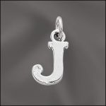 STERLING SILVER CHARM - SMALL J