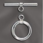 Sterling Silver 11mm Toggle Clasp