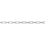 Sterling Silver E-Coat Neck Chain By the Foot - 3x1.3mm Drawn Box Chain