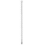Silver Filled Extender Chain with Teardrop - 3"