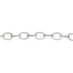 Sterling Silver Oval Rolo Chain
