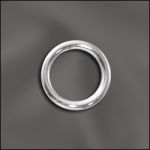 STERLING SILVER 16 GA .051"/9MM OD JUMP RING ROUND - OPEN