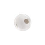 Silver Filled Smooth Round Light Weight Bead - 4mm with 1mm Hole
