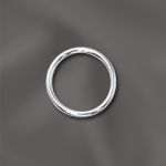 Sterling Silver Round Closed Jump Ring - .028"/8mm OD - 21 GA