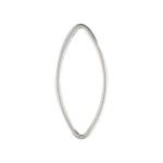 Sterling Silver 20x9mm Marquise Link - Closed - .040"/1mm/18GA