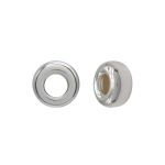 Sterling Silver 5.3MM Smooth Rondelle Bead w/1.8MM Hole