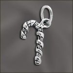 Sterling Silver Charm - Candy Cane