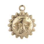 Gold Filled Sun Charm 8MM