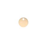 Gold Filled Round Engraveable -  4mm with .9mm Hole -28GA/.3mm/.012" Thick