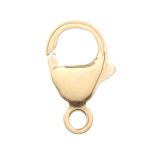 Gold Filled 13.5mm Lobster Claw with Solid Ring