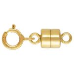 Gold Filled Magnetic Clasp Converter with 5mm Spring Ring - 4.5mm