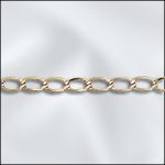 Gold Filled Flat Open Curb Chain