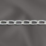 Sterling Silver Filed Curb Chain