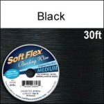 Black Soft Flex Wire - 49 STD - 30' .019"/24G/.50mm