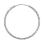 Sterling Silver Endless Hoop w/Hinged Wire - 2mm Tubing / 30mm OD