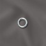 STERLING SILVER 22 GA .025"/4MM OD JUMP RING ROUND - OPEN