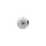 Sterling Silver Round Seamless Bead with 1.5mm Hole - 5mm