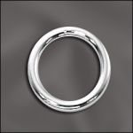 STERLING SILVER 14 GA .063"/12MM OD JUMP RING ROUND   - OPEN