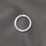STERLING SILVER 20 GA .032"/7MM OD JUMP RING ROUND - OPEN