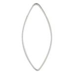 Sterling Silver 36x16mm Marquise Link - Closed - .040"/1mm/18GA